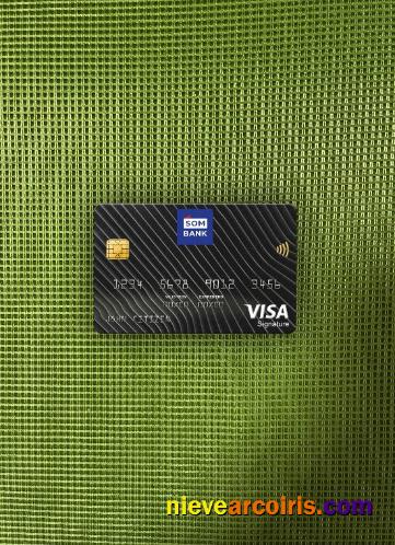 Somalia Sombank visa signature card photolook